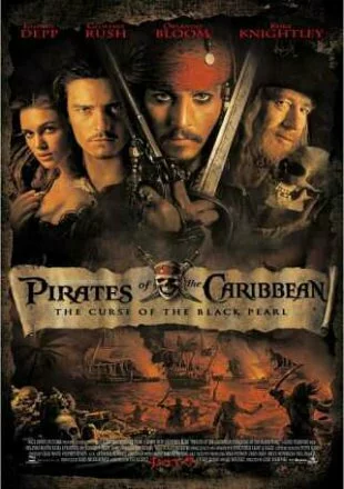 Pirates of the Caribbean The Curse of the Black Pearl 2003 BRRip 720p Dual Audio