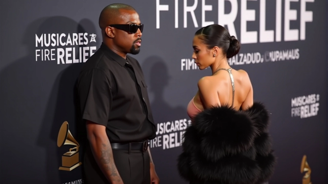 Kanye West and Bianca Censori's Bold Grammy 2025 Appearance Creates Buzz and Controversy