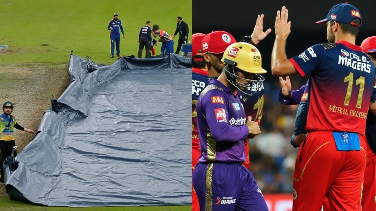 IPL 2025: Rain Washes Out RCB vs KKR Match, KKR Knocked Out of Playoff Race