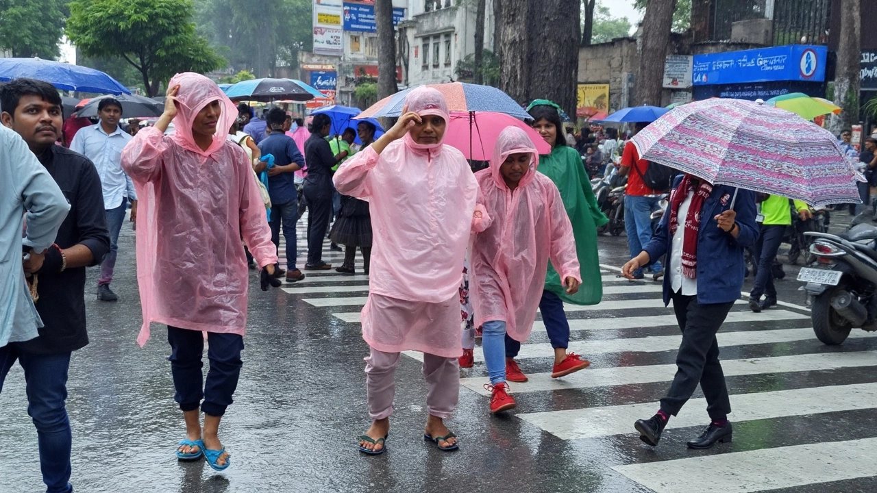 Monsoon Brings Welcome Rains to Delhi-NCR and Rajasthan, Advances in Uttar Pradesh
