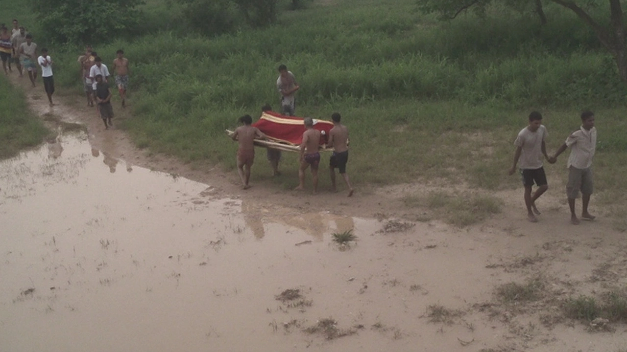 Flooded Bridge Leaves Pregnant Woman Stranded, Exposes Rural Healthcare Gaps in MP's Rewa District
